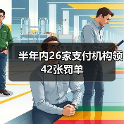 半年内26家支付机构领42张罚单(图3) 半年内26家支付机构领42张罚单(图3)