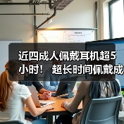 近四成人佩戴耳机超5小时! 超长时间佩戴成为刚需,定制蓝牙耳机成为唯一解(图2) 近四成人佩戴耳机超5小时! 超长时间佩戴成为刚需,定制蓝牙耳机成为唯一解(图2)