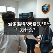 爱尔眼科8天暴跌30%！为什么？
