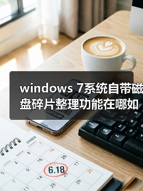 windows 7系统自带磁盘碎片整理功能在哪如何使用（图3）