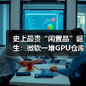 史上最贵“闲置品”诞生：微软一堆GPU仓库吃灰