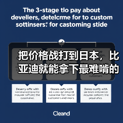 把价格战打到日本，比亚迪就能拿下最难啃的市场（图4）