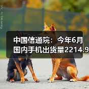 中国信通院:今年6月国内手机出货量2214.9万部,5G手机占比78.2%(图3) 中国信通院:今年6月国内手机出货量2214.9万部,5G手机占比78.2%(图3)
