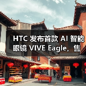 HTC 发布首款 AI 智能眼镜 VIVE Eagle，售价新台币15,600元（图3）