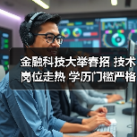 金融科技大举春招 技术岗位走热 学历门槛严格(图1) 金融科技大举春招 技术岗位走热 学历门槛严格(图1)