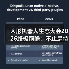人形机器人生态大会2026终极前瞻:不止是特斯拉,这5大颠覆性趋势你必须知道(图3) 人形机器人生态大会2026终极前瞻:不止是特斯拉,这5大颠覆性趋势你必须知道(图3)