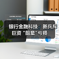 银行金融科技：新兵斥巨资 