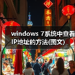 windows 7系统中查看IP地址的方法(图文)(图4) windows 7系统中查看IP地址的方法(图文)(图4)