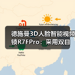 德施曼3D人脸智能视频锁R7FPro：采用双目红外摄像头（图4）