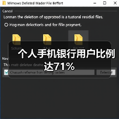 个人手机银行用户比例达71%(图2) 个人手机银行用户比例达71%(图2)