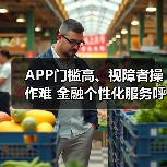 APP门槛高、视障者操作难 金融个性化服务呼之欲出