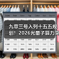 九章三号入列十五五规划!2026光量子算力突破背后的3个真相(图1) 九章三号入列十五五规划!2026光量子算力突破背后的3个真相(图1)