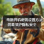 电脑开机密码设置方法 简单保护隐私安全