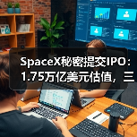 SpaceX秘密提交IPO：1.75万亿美元估值，三巨头超级IPO来袭