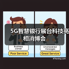 5G智慧银行展台科技亮相消博会（图3）
