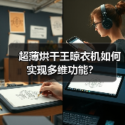 超薄烘干王晾衣机如何实现多维功能？（图4）