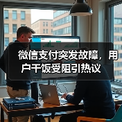 微信支付突发故障，用户干饭受阻引热议