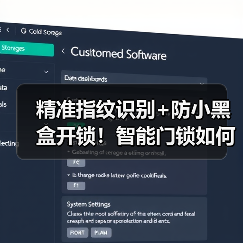 精准指纹识别+防小黑盒开锁！智能门锁如何升级家庭安全防护？