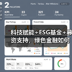 科技赋能+ESG基金+募资支持,绿色金融如何实现可持续发展?(图3) 科技赋能+ESG基金+募资支持,绿色金融如何实现可持续发展?(图3)