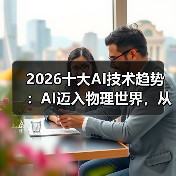 2026十大AI技术趋势 :AI迈入物理世界,从预测词汇走向预测世界状态(图1) 2026十大AI技术趋势 :AI迈入物理世界,从预测词汇走向预测世界状态(图1)