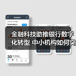 金融科技助推银行数字化转型 中小机构如何突围?(图1) 金融科技助推银行数字化转型 中小机构如何突围?(图1)