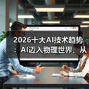2026十大AI技术趋势 :AI迈入物理世界,从预测词汇走向预测世界状态(图4) 2026十大AI技术趋势 :AI迈入物理世界,从预测词汇走向预测世界状态(图4)