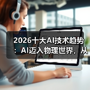 2026十大AI技术趋势 :AI迈入物理世界,从预测词汇走向预测世界状态(图1) 2026十大AI技术趋势 :AI迈入物理世界,从预测词汇走向预测世界状态(图1)