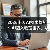 2026十大AI技术趋势 :AI迈入物理世界,从预测词汇走向预测世界状态(图2) 2026十大AI技术趋势 :AI迈入物理世界,从预测词汇走向预测世界状态(图2)