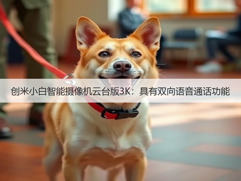 创米小白智能摄像机云台版3K：具有双向语音通话功能