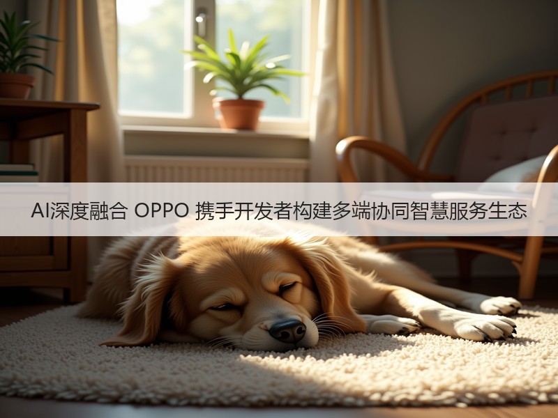 AI深度融合 OPPO 携手开发者构建多端协同智慧服务生态