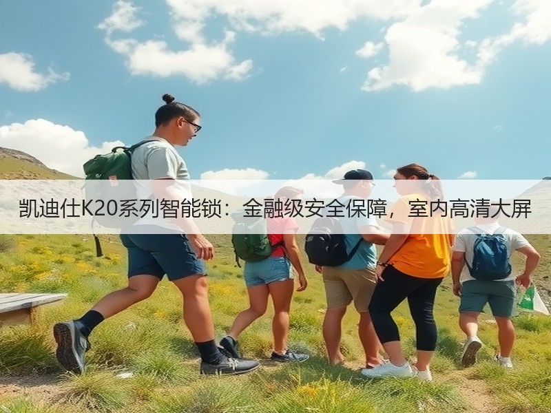 凯迪仕K20系列智能锁：金融级安全保障，室内高清大屏