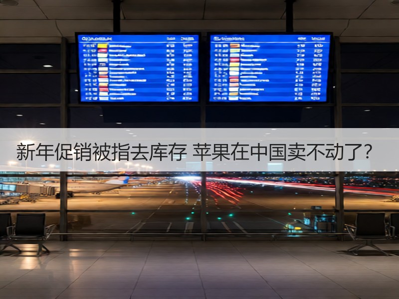 新年促销被指去库存 苹果在中国卖不动了？