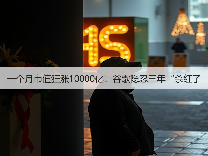 一个月市值狂涨10000亿！谷歌隐忍三年“杀红了