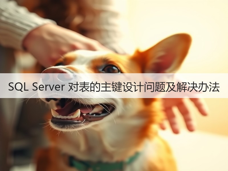 SQL Server 对表的主键设计问题及解决办法