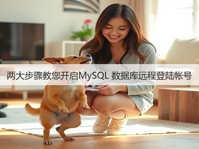 两大步骤教您开启MySQL 数据库远程登陆帐号