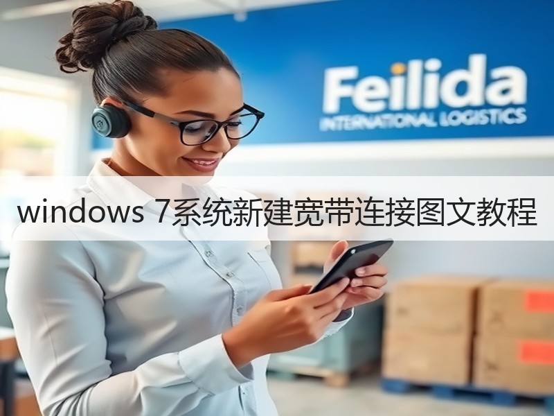 windows 7系统新建宽带连接图文教程