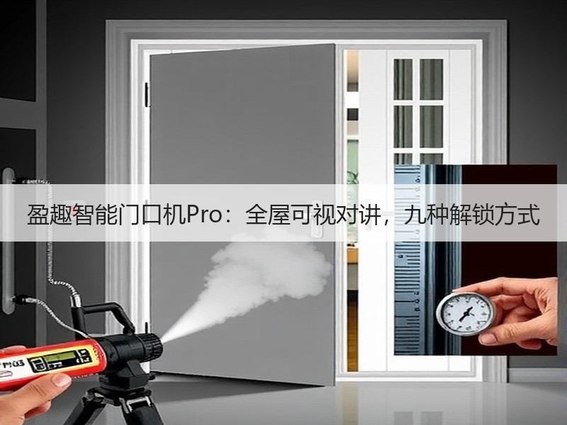 盈趣智能门口机Pro：全屋可视对讲，九种解锁方式