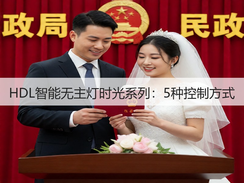 HDL智能无主灯时光系列：5种控制方式