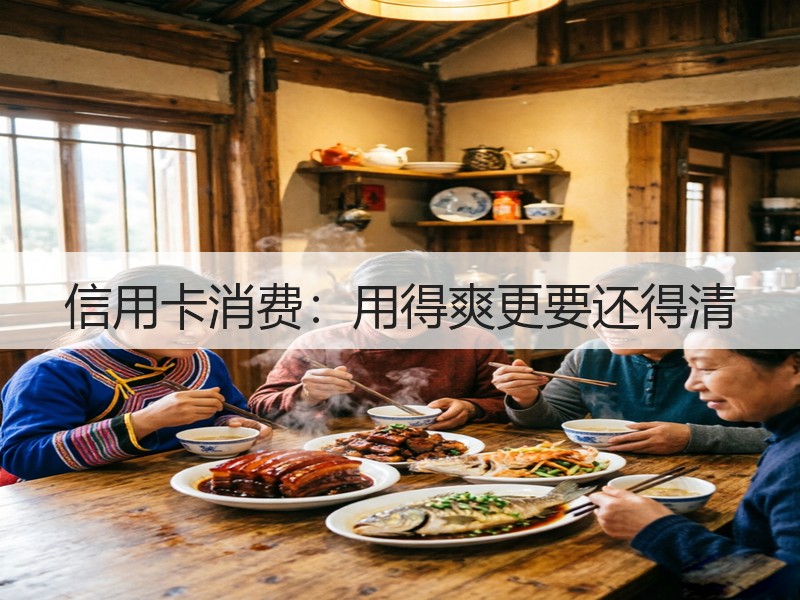 信用卡消费：用得爽更要还得清