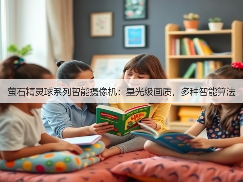 萤石精灵球系列智能摄像机：星光级画质，多种智能算法