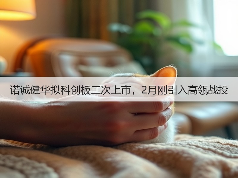诺诚健华拟科创板二次上市，2月刚引入高瓴战投