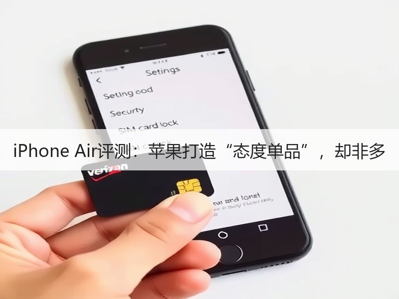 iPhone Air评测：苹果打造“态度单品”，却非多