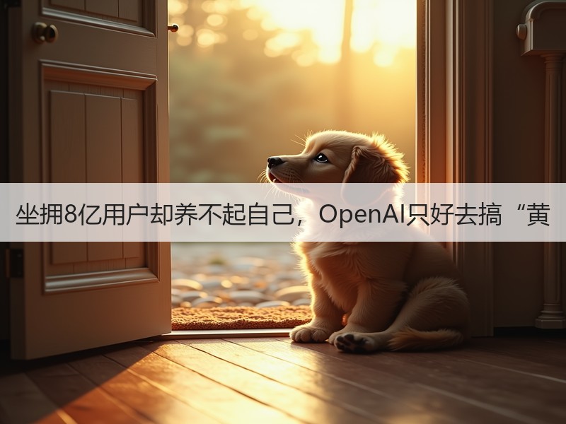 坐拥8亿用户却养不起自己，OpenAI只好去搞“黄