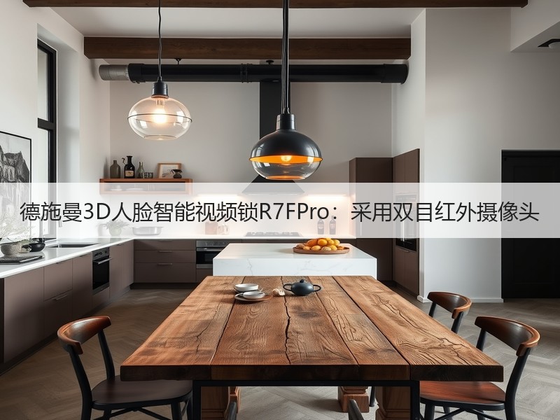 德施曼3D人脸智能视频锁R7FPro：采用双目红外摄像头