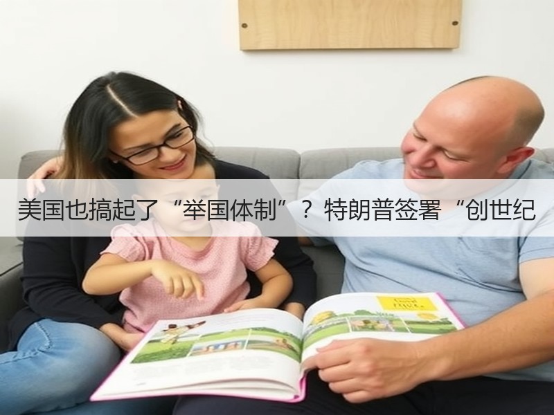 美国也搞起了“举国体制”？特朗普签署“创世纪