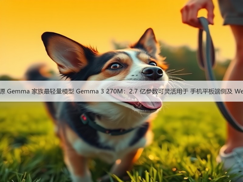 谷歌开源 Gemma 家族最轻量模型 Gemma 3 270M：2.7 亿参数可灵活用于 手机平