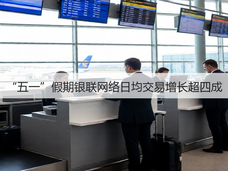 “五一”假期银联网络日均交易增长超四成