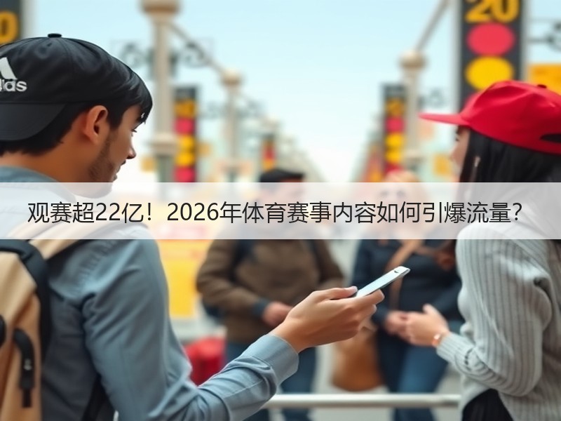 观赛超22亿！2026年体育赛事内容如何引爆流量？