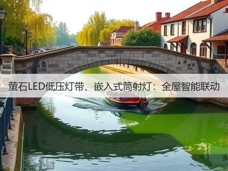 萤石LED低压灯带、嵌入式筒射灯：全屋智能联动