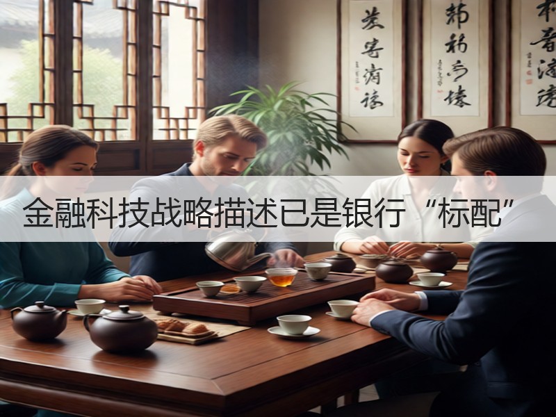 金融科技战略描述已是银行“标配”